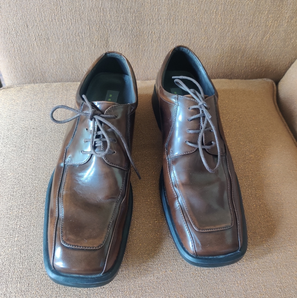 Kenneth Cole Oxford Brown Shoes Size 12 Men's